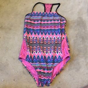 Justice one piece bathing suit